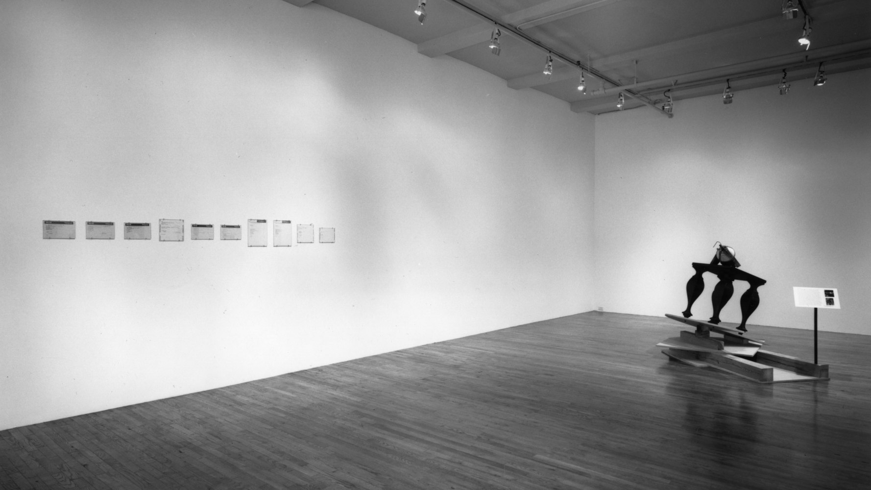 Installation view, Group Exhibition, Paula Cooper Gallery, 155 Wooster Street, New York, September 17 - October 19, 1991. Photo: Geoffrey Clements