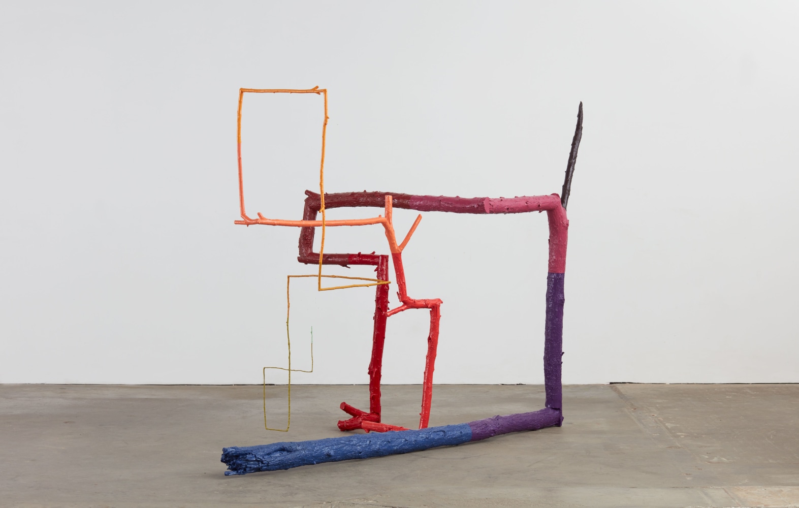 Evan Holloway Late Afternoon, 2017 bronze, oil, enamel 64 1/4 x 92 1/2 x 58 1/2 in. (163.2 x 235 x 148.6 cm)