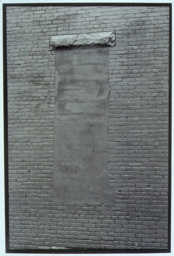Zoe Leonard "Wall" 2002 Gelatin silver print 41 3/4 x 29 3/4 in.