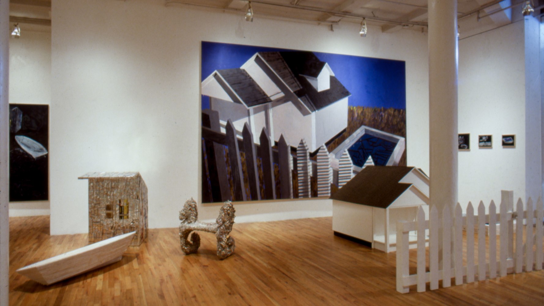Installation view, Jennifer Bartlett, Paula Cooper Gallery, 155 Wooster Street, New York, April 4 - 27, 1985. © Jennifer Bartlett. Courtesy Paula Cooper Gallery, New York, Marianne Boesky Gallery, New York, and The Jennifer Bartlett 2013 Trust. Photo: Geoffrey Clements.