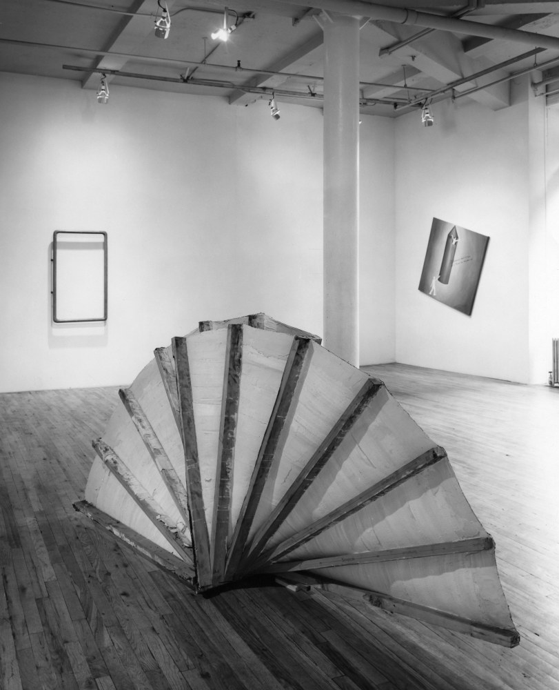 Installation view, Group Exhibition, Paula Cooper Gallery, 155 Wooster Street, New York, December 13 1975 - January 14 1976. Photo: Geoffrey Clements.