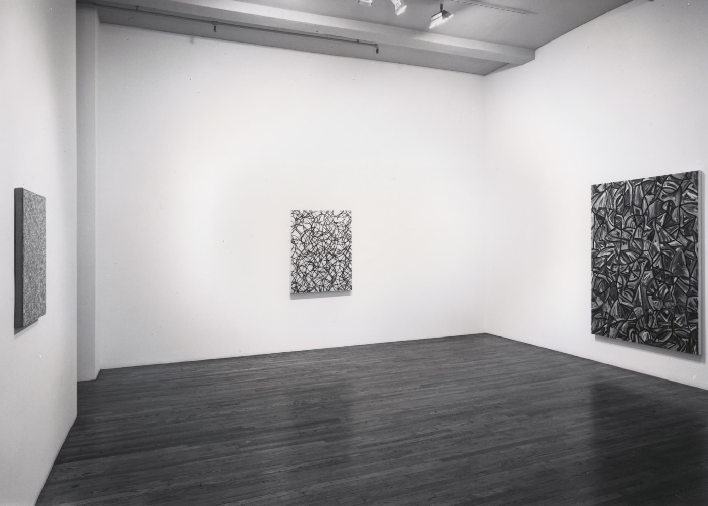 Installation view, Recent Paintings, Paula Cooper Gallery, 155 Wooster Street, New York, October 27 - November 25, 1995. © Julian Lethbridge. Courtesy Paula Cooper Gallery, New York. Photo: Adam Reich.