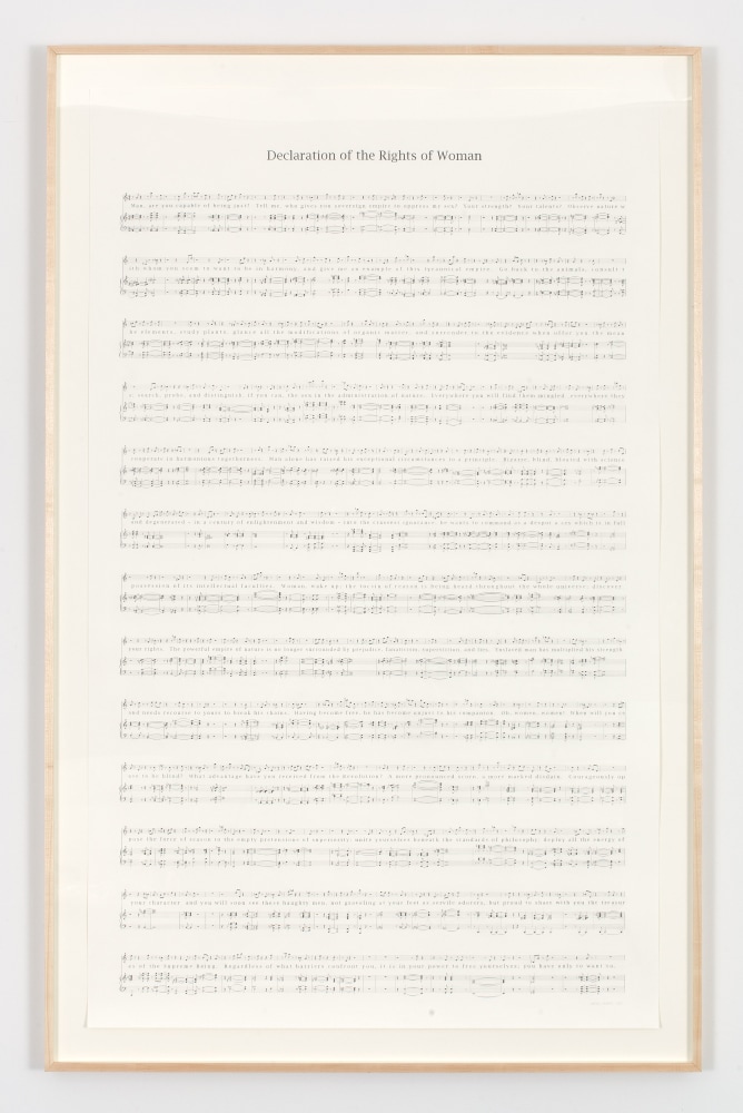 Manifestos 2: Malcolm X Speech at Ford Auditorium, (1965), 2013 graphite on Rising Barrier Paper 73 1/2 x 48 in. (186.7 x 121.9 cm) framed: 80 3/4 x 55 in. (205.1 x 139.7 cm)