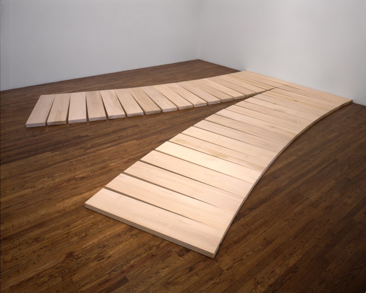Carl Andre &quot;ANGELLACE&quot; 1995 Poplar, 36 units 2 x 196 x 175&quot; overall