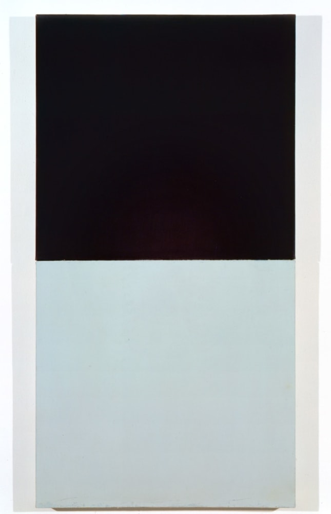 Brice Marden "Trade Paintings 2" 1974-75 Beeswax, pigment on canvas, 2 panels overall: 50 x 30 in,