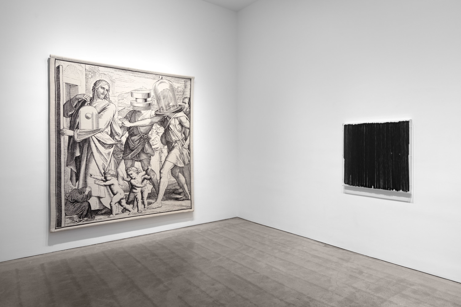 Installation view, Stitched, January 14 – February 19, 2022 20
