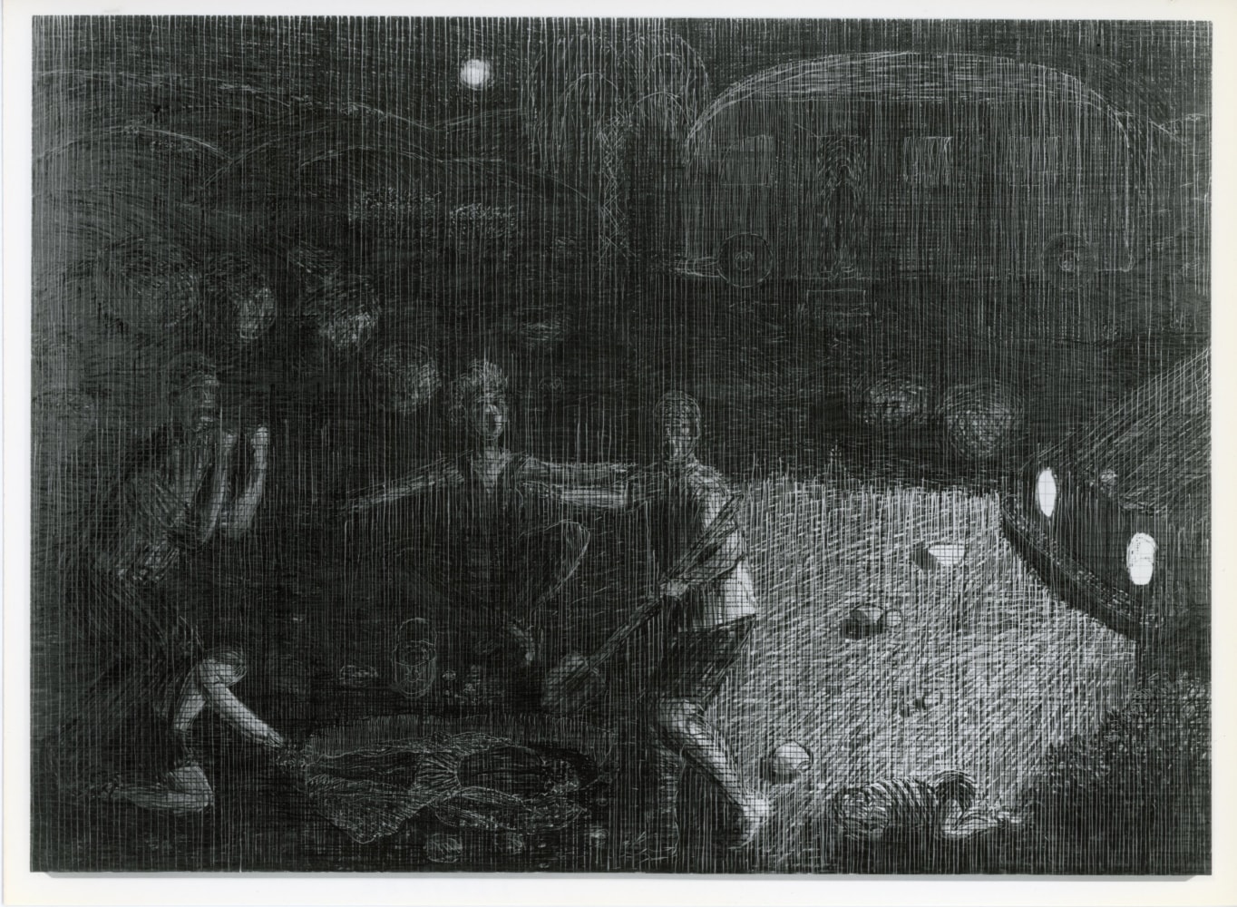 Jennifer Bartlett &quot;Earth: Night&quot; 1993-95 Oil on canvas 78&quot; x 108&quot;