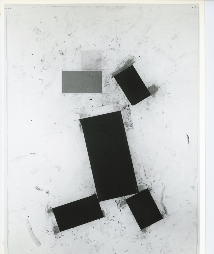 Joel Shapiro &quot;Untitled&quot; 1987 Charcoal, chalk, pastel on paper 59 1/2&quot; x 45&quot;