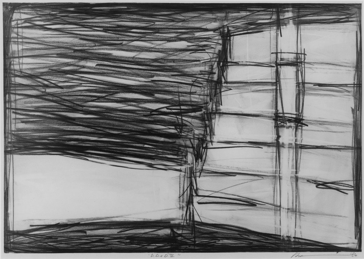 Robert Wilson &quot;Death, Destruction, and Detroit II&quot; Graphite on paper 28 5/8&quot; x 40 1/8&quot;