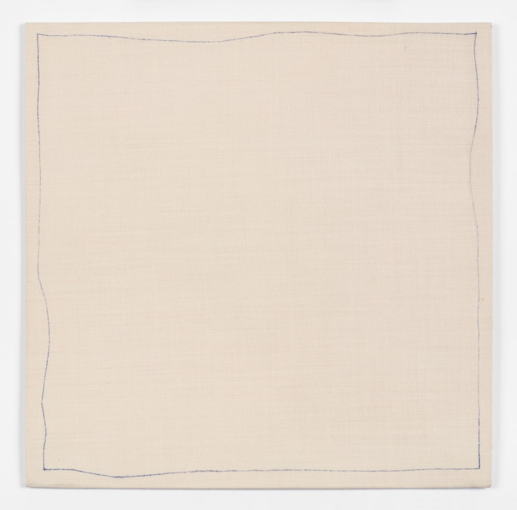 Robert Ryman Bent Line Drawing 20" x 20", 1970