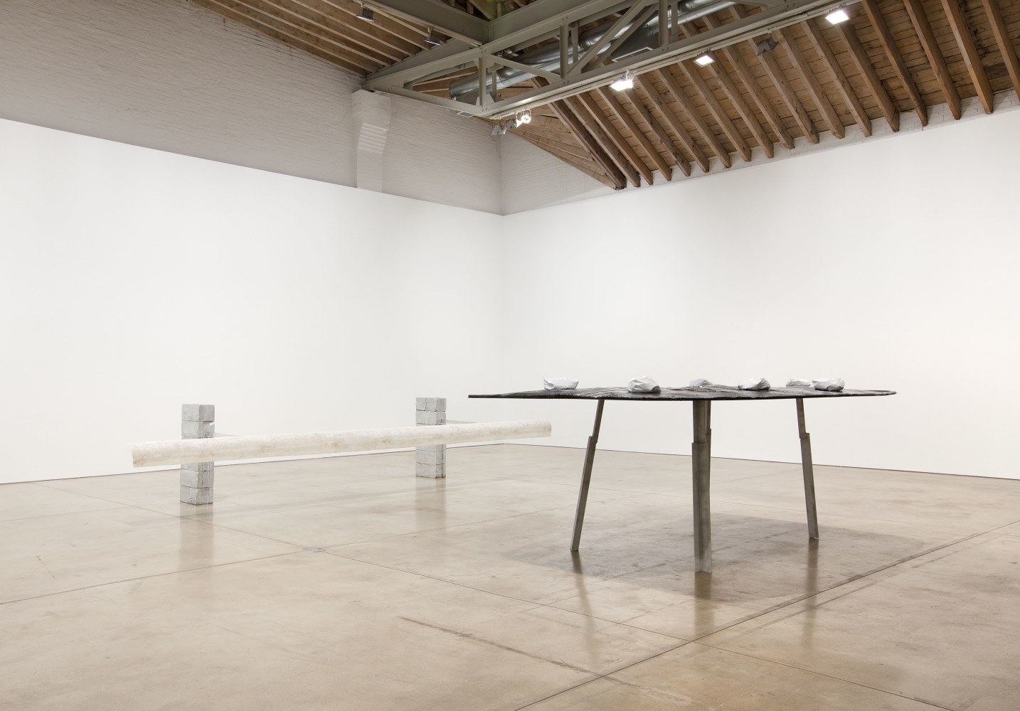 Installation view, Robert Grosvenor, February 2 – March 10, 2012