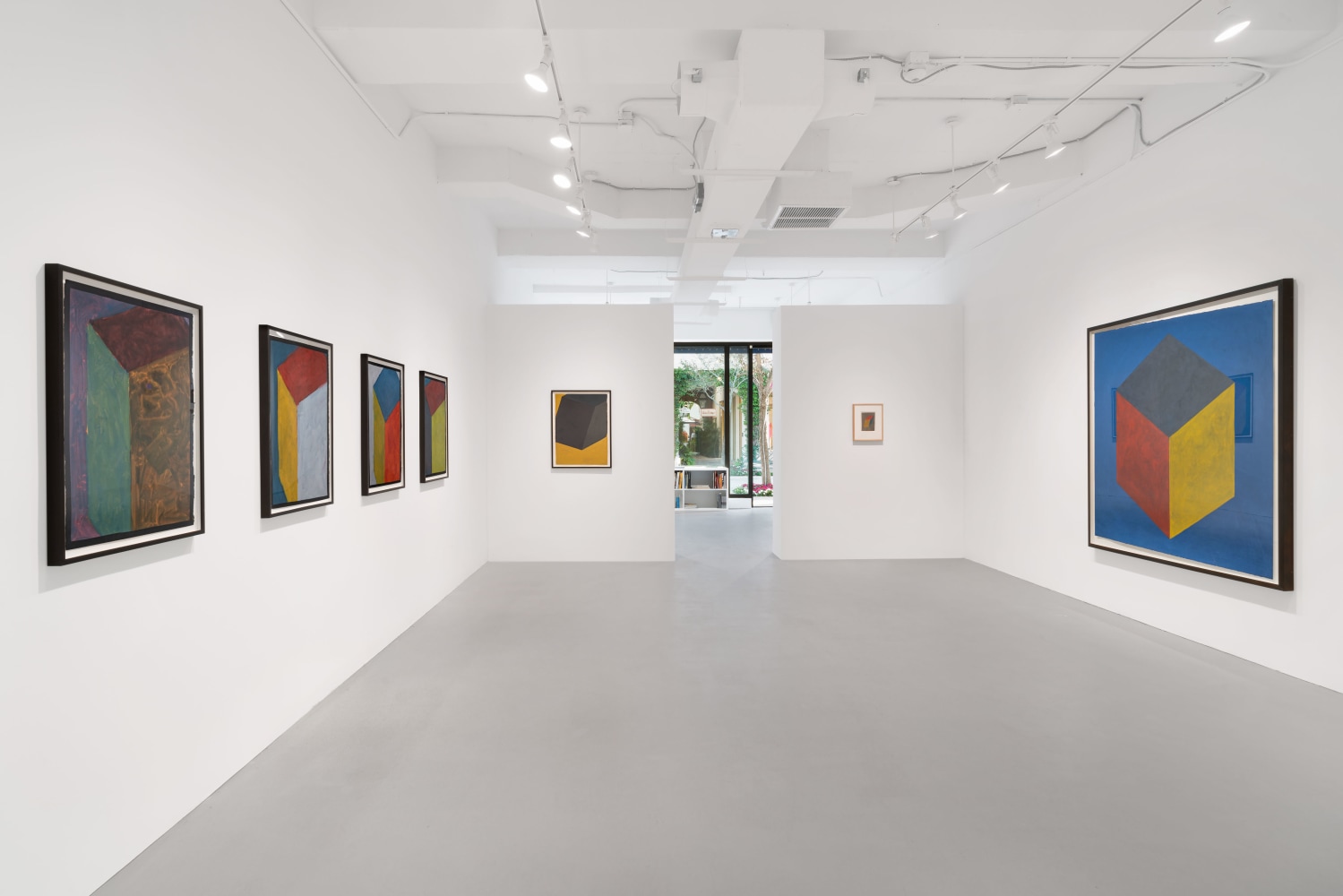 Installation view, Sol LeWitt, Cubic Forms, January 16 – February 7, 2021