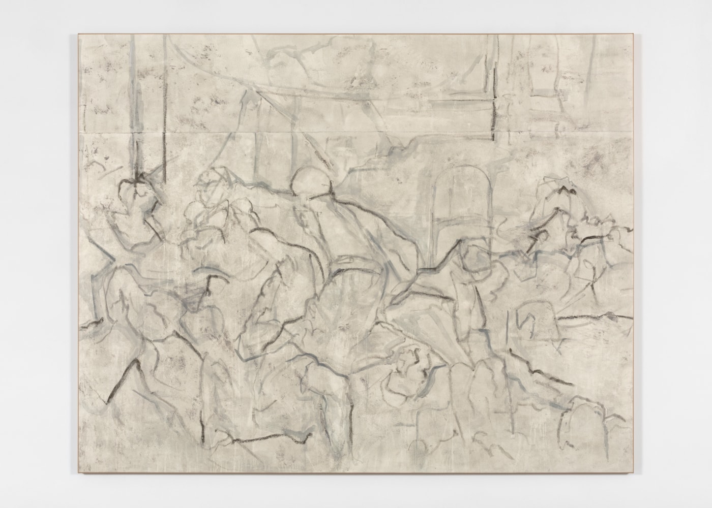 Beatrice Caracciolo
Trevisani 2, 2018
pigment, water soluble chalk, graphite, gouache on paper
74 x 93 1/2 x 1 1/4 in. (188 x 237.5 x 3.2 cm)