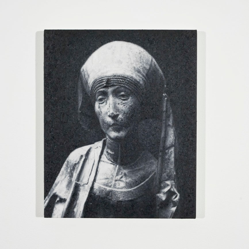 Rudolf Stingel "Untitled (St. Elizabeth)" 2009 Oil on linen 16 x 13 in.