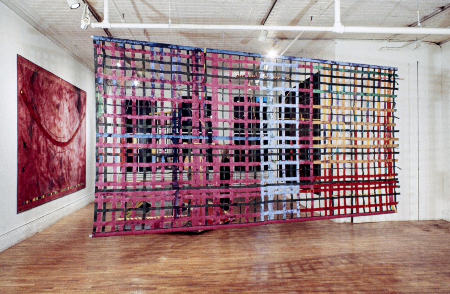 Installation view, Alan Shields, November 22 - December 16 1970, Paula Cooper Gallery, 96-100 Prince Street, New York. © 2025 Alan Shields / Artists Rights Society (ARS), New York. Courtesy Paula Cooper Gallery, New York. Photo: Geoffrey Clements.