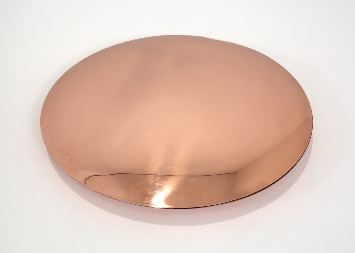Meg Webster Copper Disk for Facing Hands, 2012 copper 1 x 7 1/2 in. diameter (2.5 x 19.1 cm diameter) Edition of 6, 2 AP