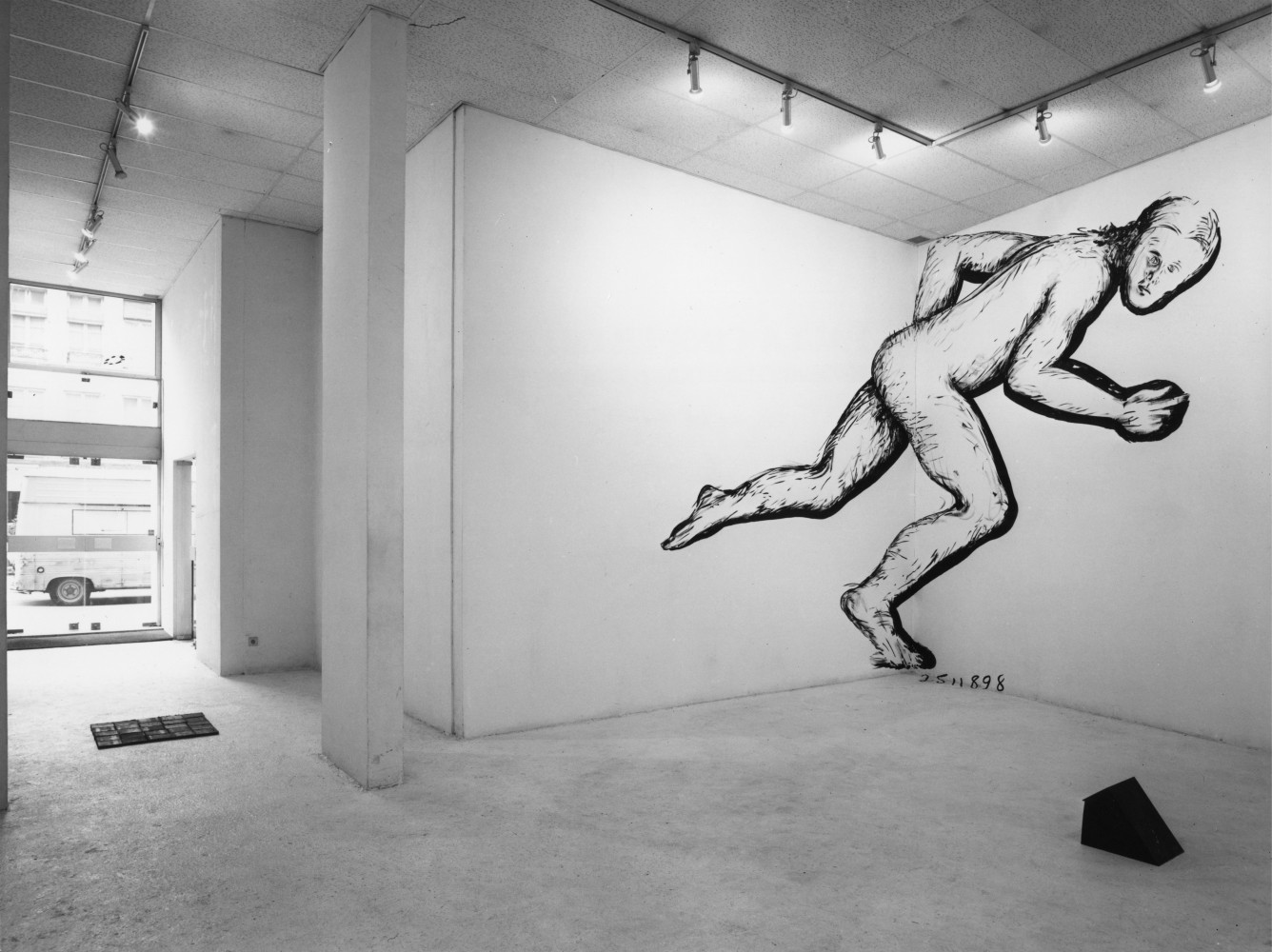 Installation view, Paula Cooper at Yvon Lambert, 5 Rue Du Grenier-Saint-Lazare, Paris, February 16 - March 15 1980. Photo: Andre Morain.