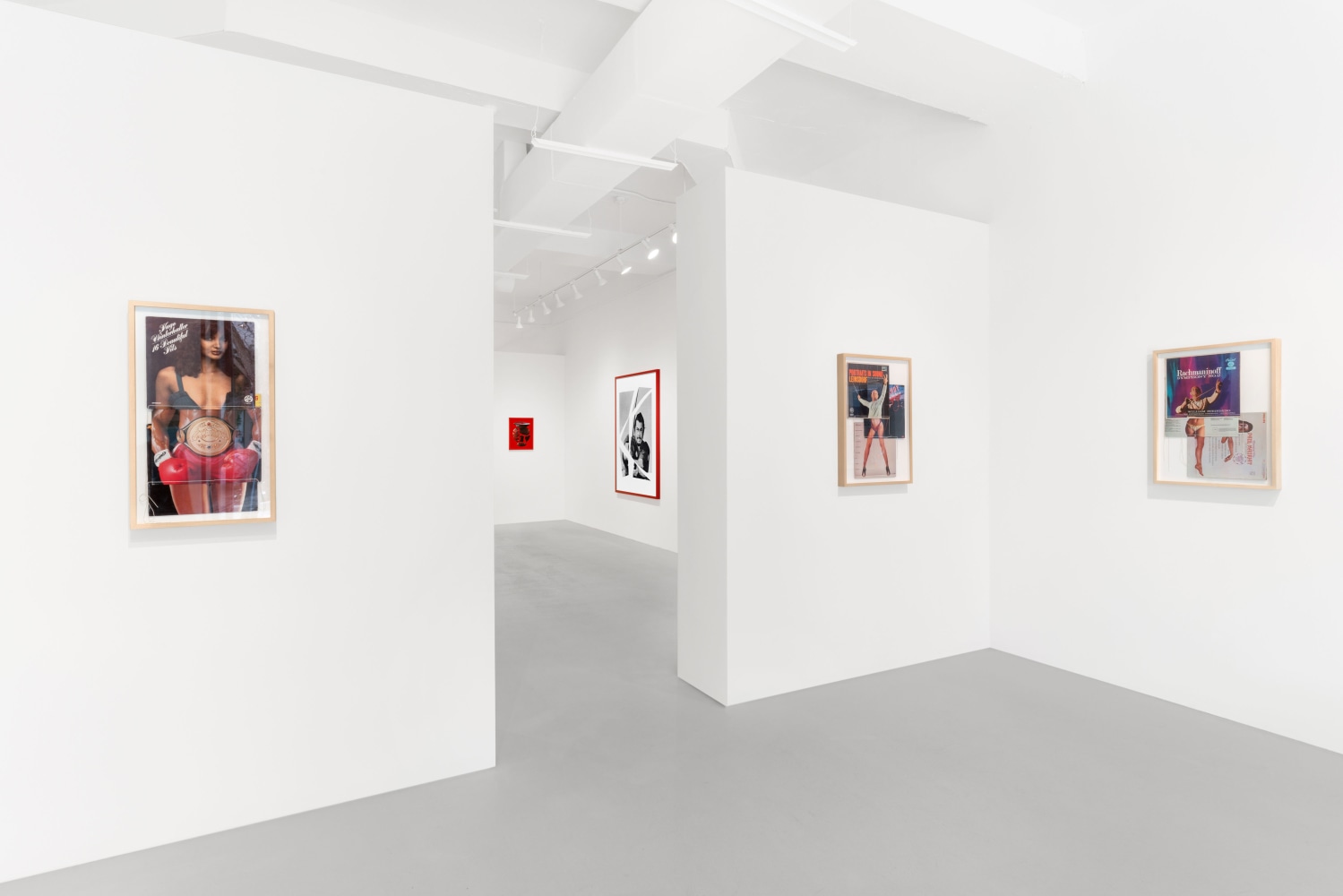 Installation view, Sarah Charlesworth, Ja’Tovia Gary, Christian Marclay, Paul Pfeiffer, The Politics of Desire, February 13 – March 14, 2021