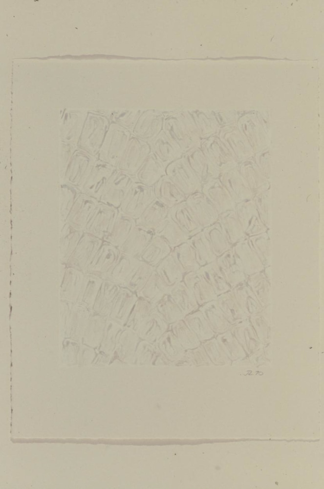 Julian Lethbridge &quot;Untitled&quot; 1990 Acrylic and liquid mask on paper 16 1/8&quot; x 13 1/8&quot; sheet