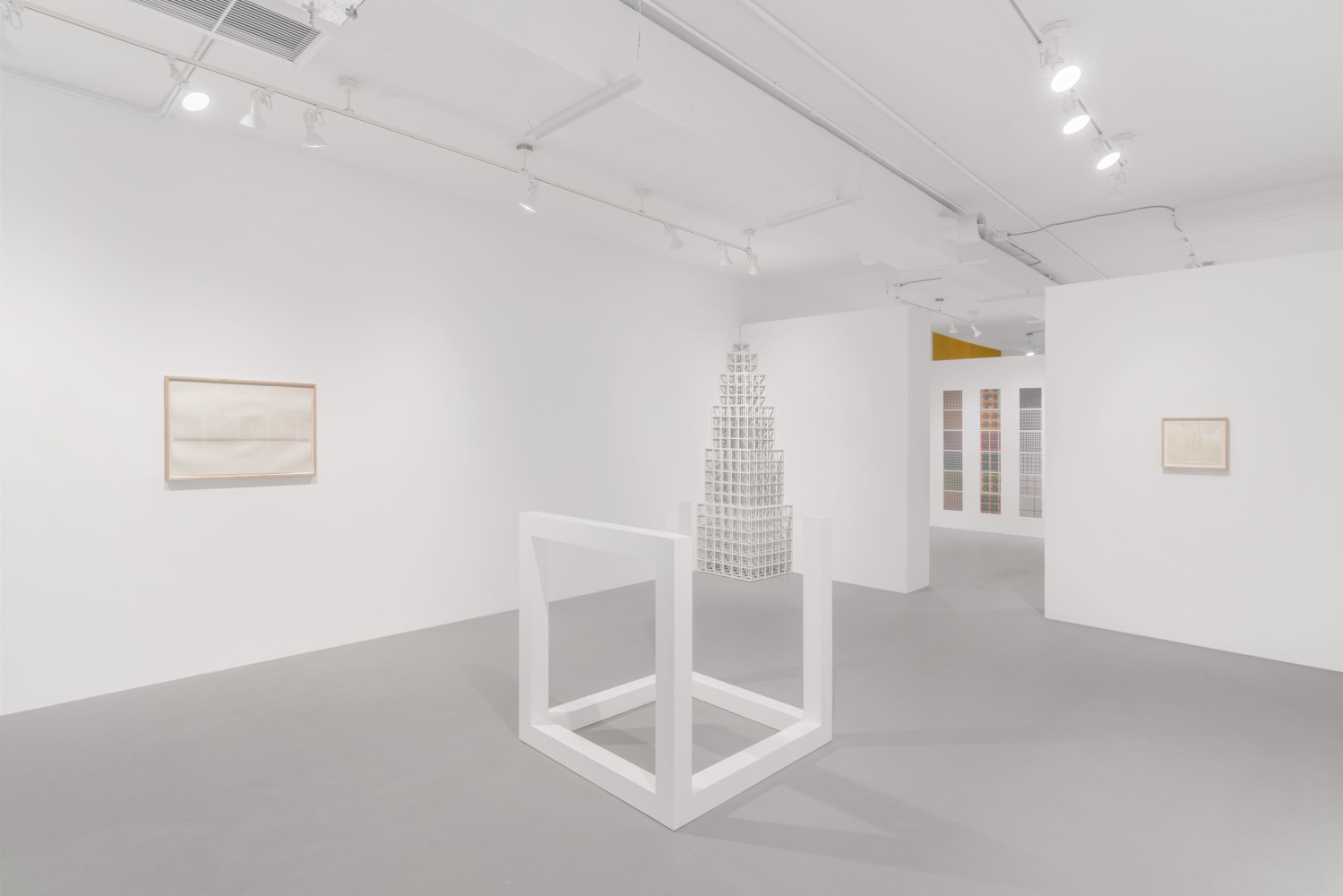 Installation view, Sol LeWitt, Cubic Forms, January 16 – February 7, 2021