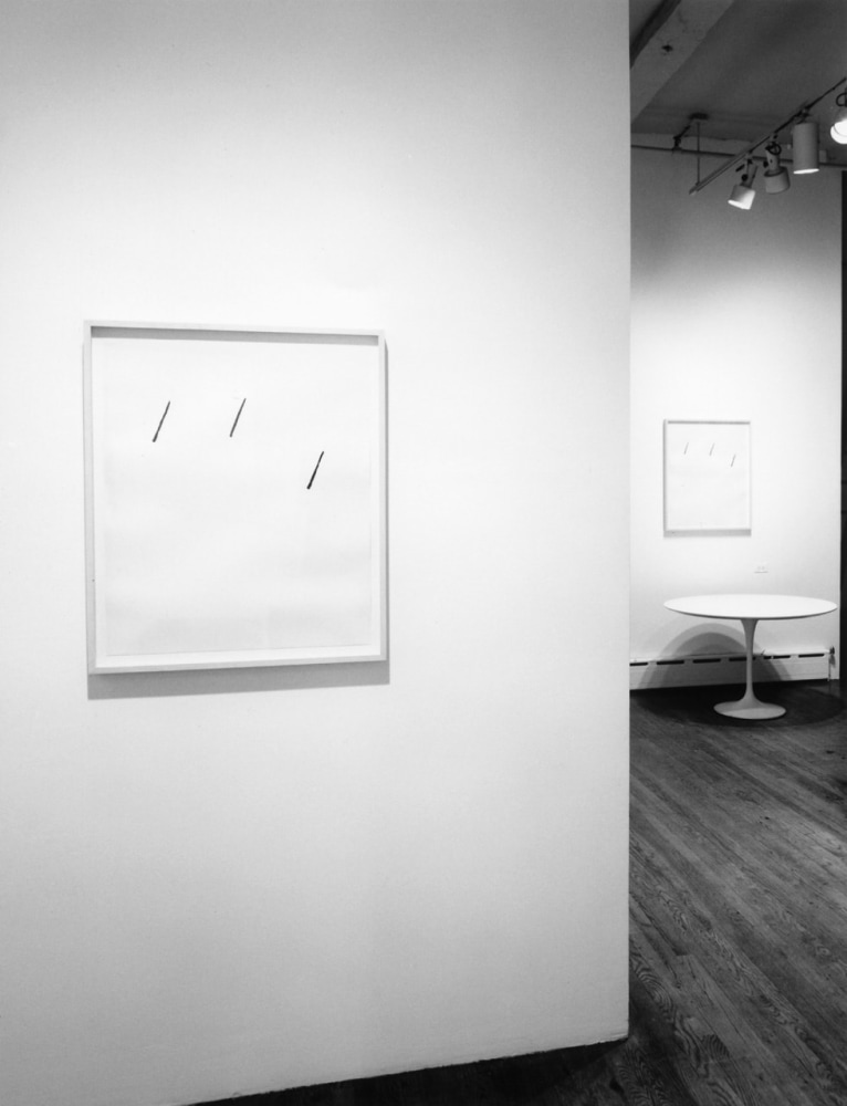 Installation view, Drawings, Paula Cooper Gallery, 155 Wooster Street, New York, December 2 - 23, 1989. Photo: Geoffrey Clements.