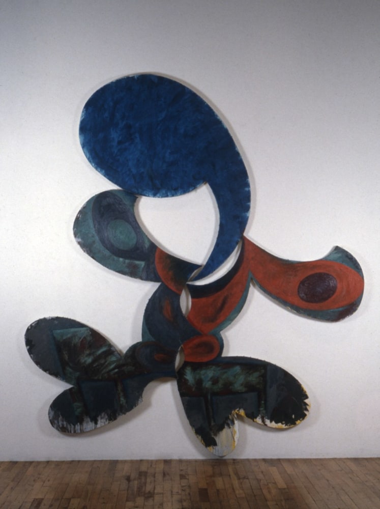 Elizabeth Murray &quot;Water Girl&quot; 1982 Oil on three canvases 112&quot; x 101&quot;