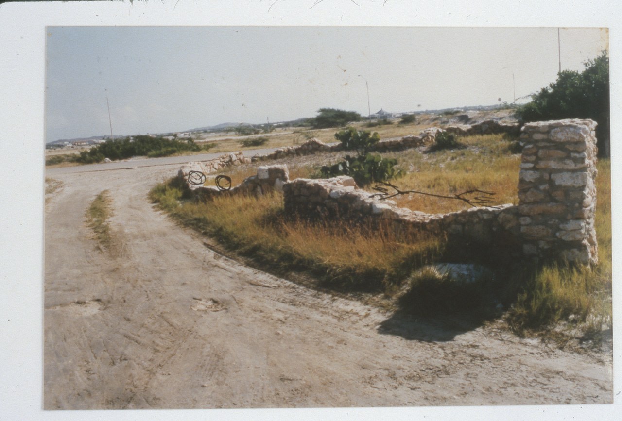 Robert Grosvenor "Untitled" 1997 Ink on color photograph 4" x 6"