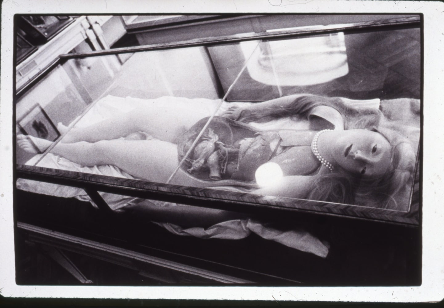 Zoe Leonard 'Wax Anatomical Model with Pearls&quot; 1990 Gelatin silver print 27&quot; x 40 3/8&quot; image, 29&quot; x 42 1/4&quot; sheet
