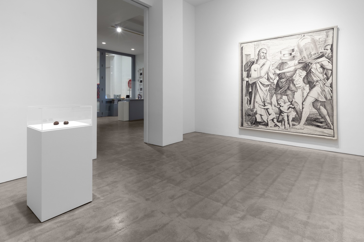 Installation view, Stitched, January 14 – February 19, 2022 21