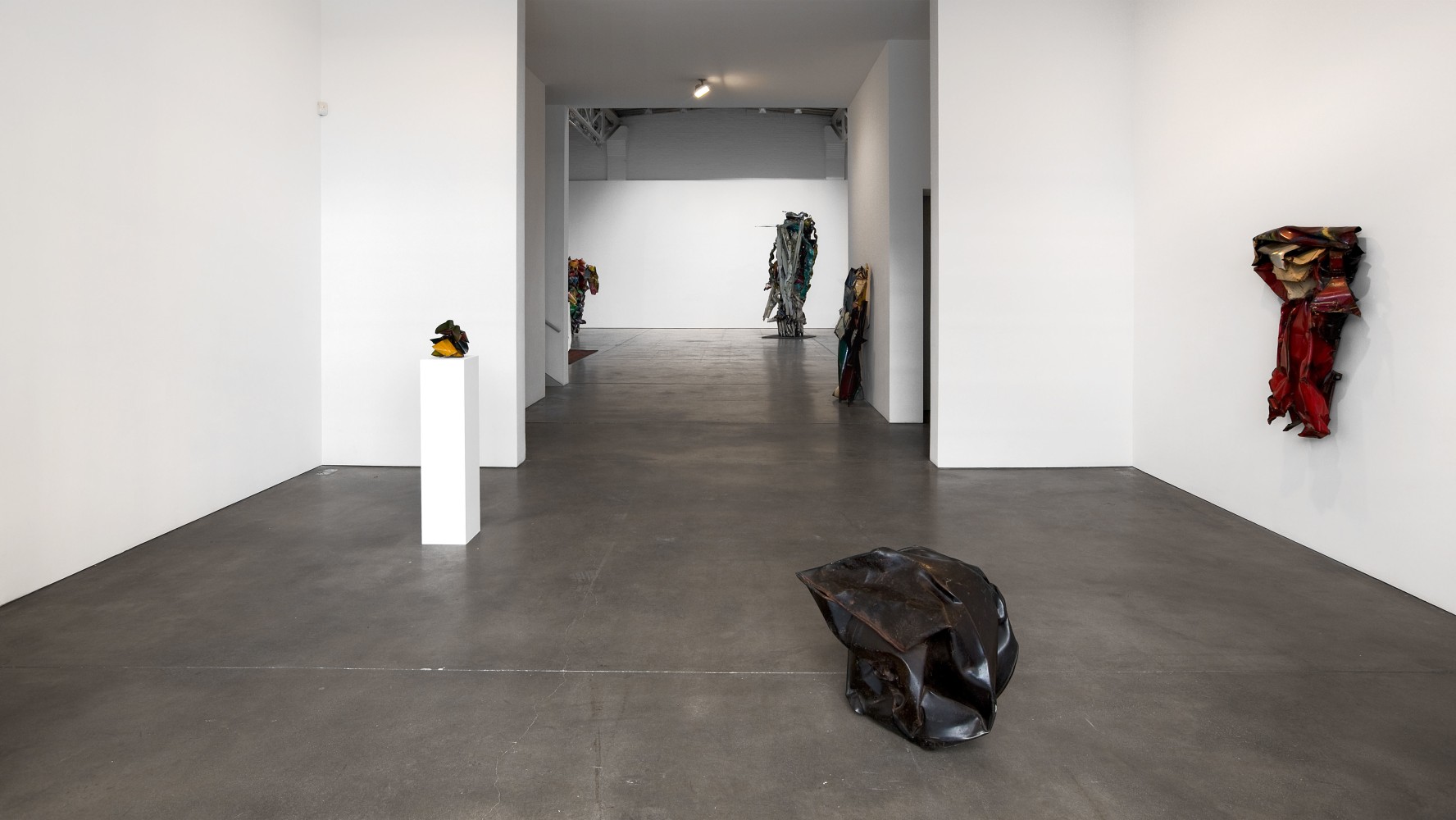 Installation view, John Chamberlain, March 1 – April 9, 2011