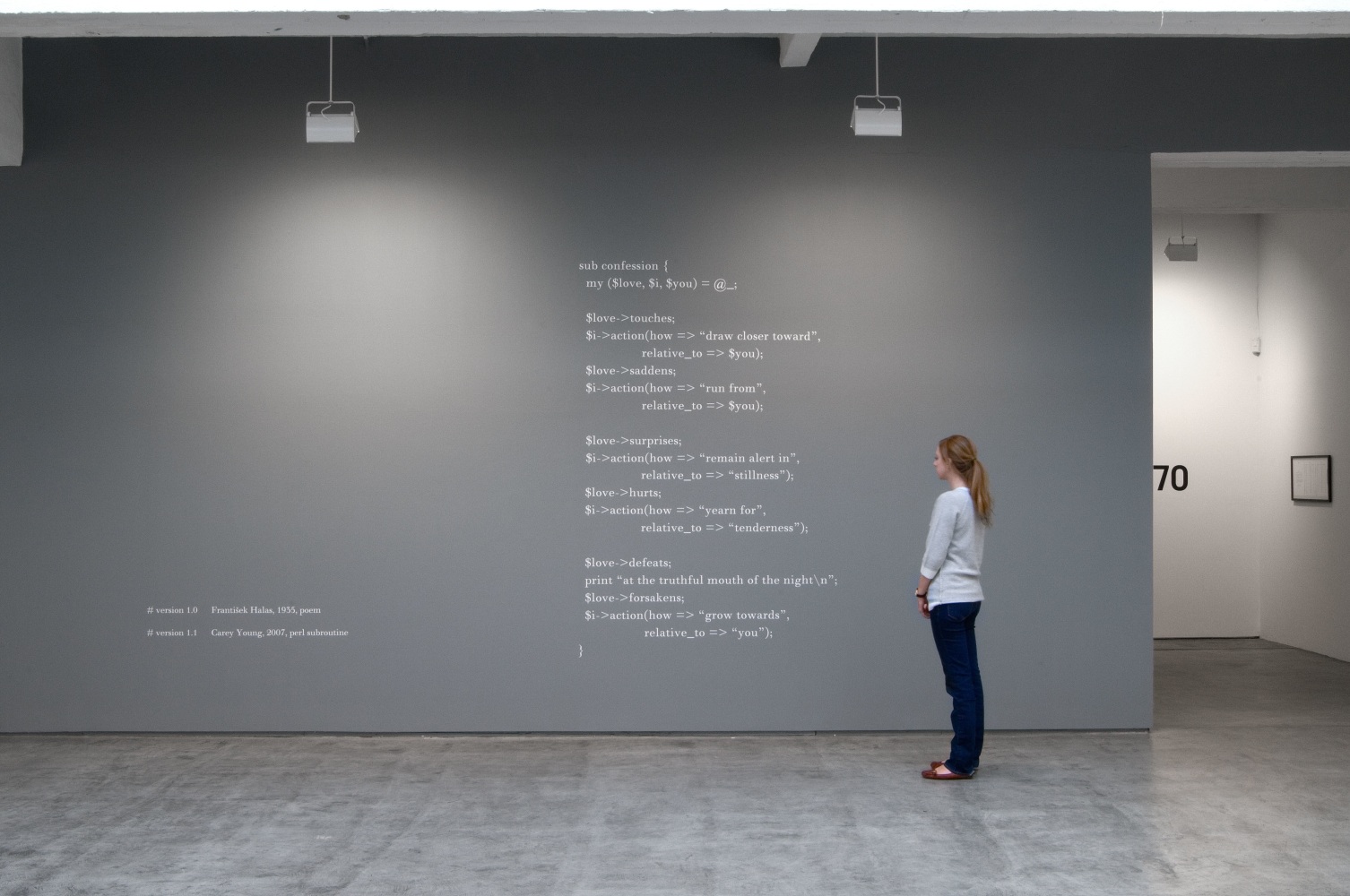 Installation view, If/Then, Paula Cooper Gallery, 521 W 21st Street, New York. December 1, 2007 - January 19, 2008. © Carey Young. Courtesy Paula Cooper Gallery, New York.