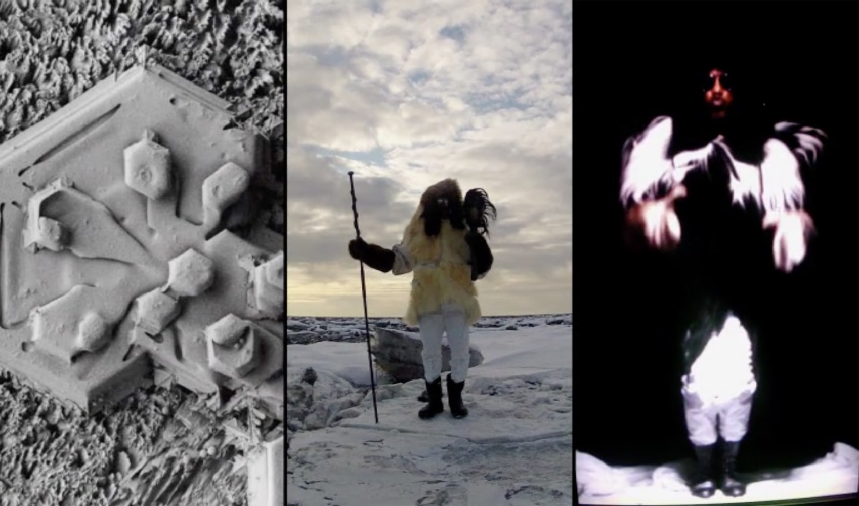 Terry Adkins Miy Paluk 1866, 2012 single-channel digital video with sound (originally presented as a three-channel video on vertical flat-screen monitors) 24:26 minutes