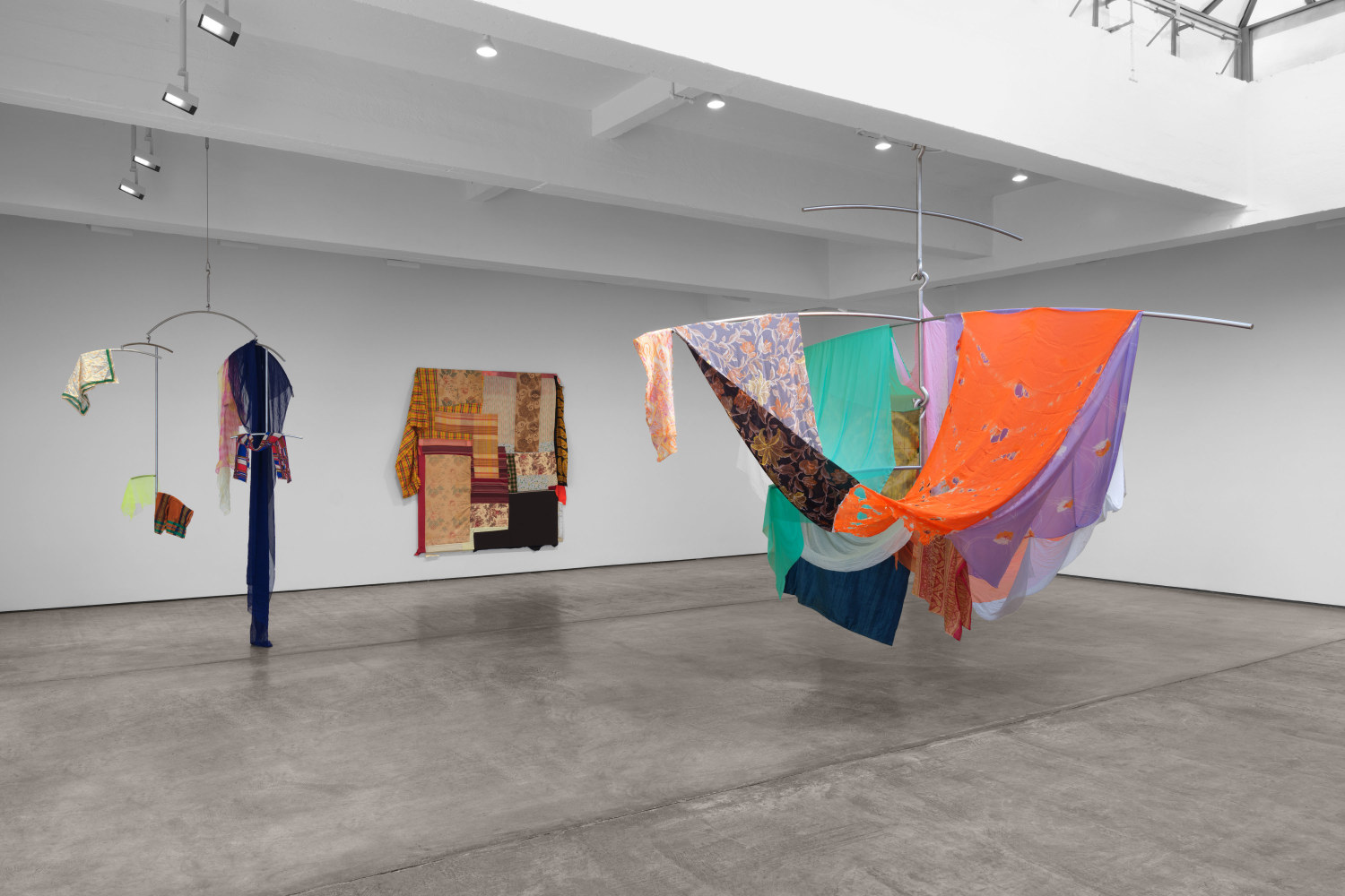 Installation view, Eric N. Mack, Paula Cooper Gallery, 2023. © 2023 Eric N. Mack. Courtesy Paula Cooper Gallery, New York. Photo: Steven Probert.