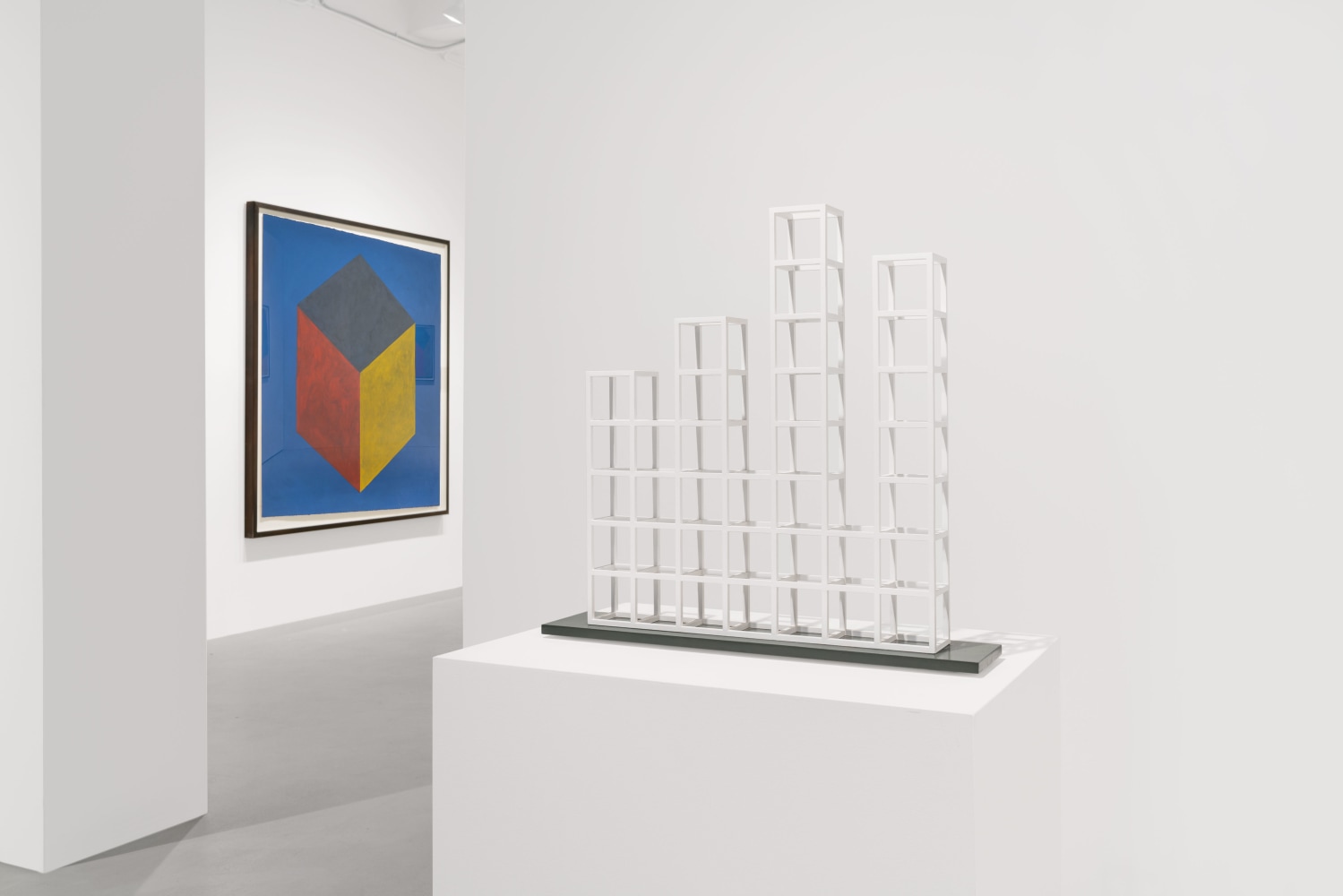 Installation view, Sol LeWitt, Cubic Forms, January 16 – February 7, 2021