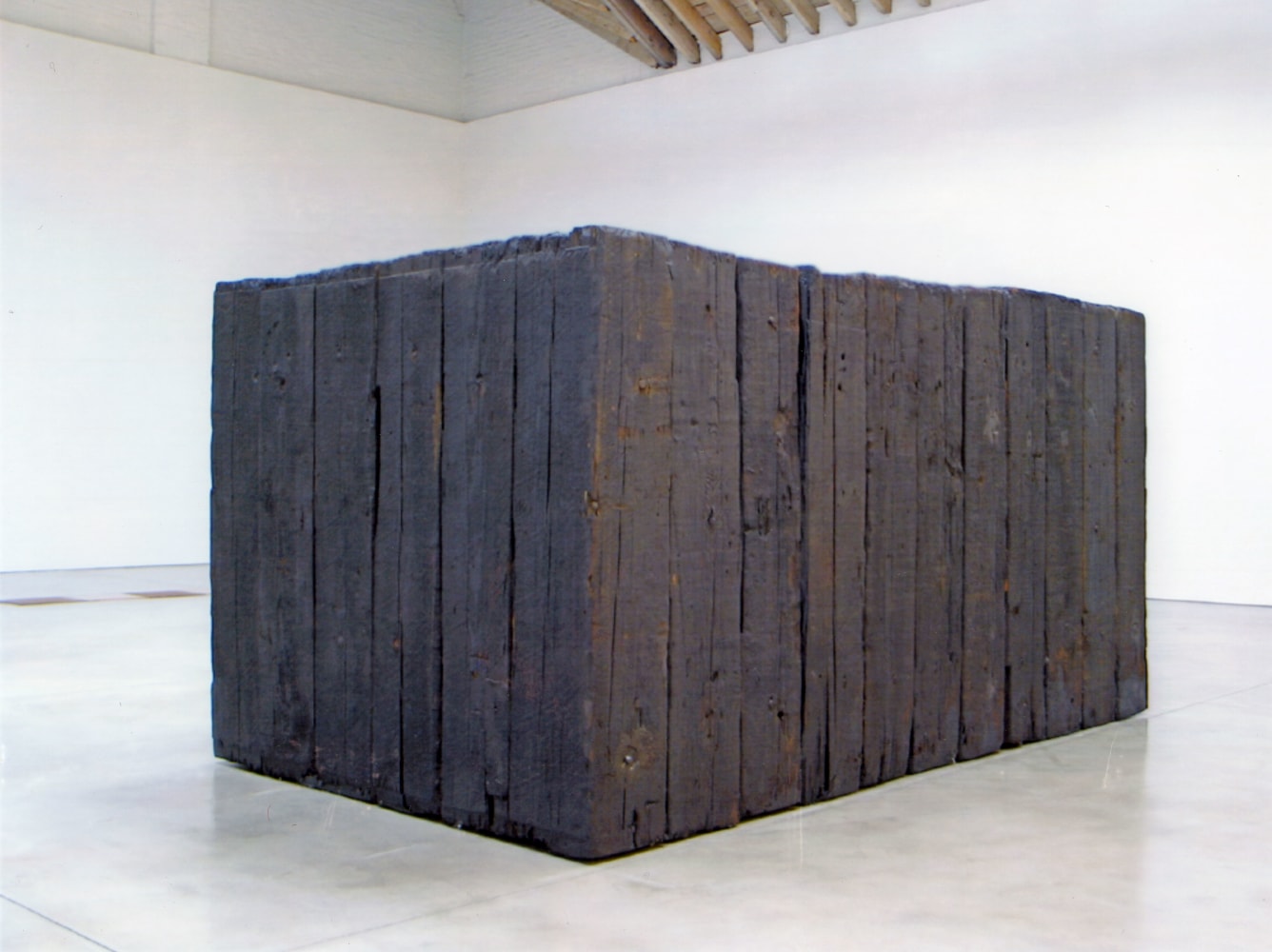 Robert Grosvenor Untitled, 1980-81 pine, creosote, paint, 67 x 133 x 74 inches (170.2 x 337.8 x 188 cm)