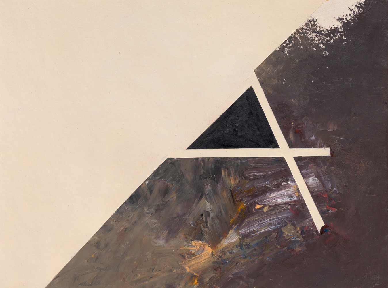 Jay DeFeo
Summer Landscape, 1982
oil on paper
9 5/16 x 12 1/2 inches (23.7 x 31.8 cm)
signed and dated lower right recto: &amp;quot;J.DeFeo 1982&amp;quot;