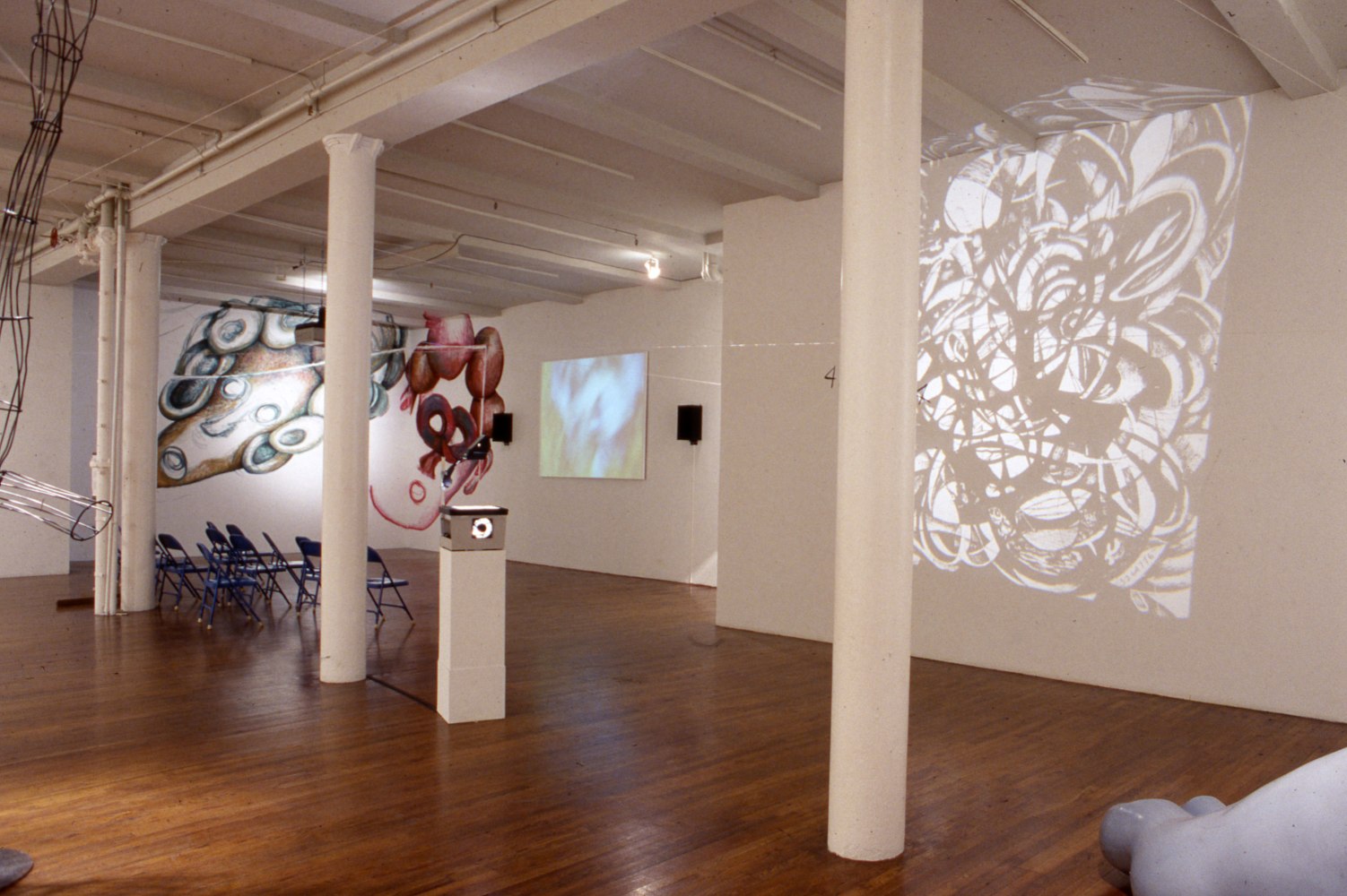 Installation view, Jonathan Borofsky, Paula Cooper Gallery, 155 Wooster Street, New York, March 3 - April 1, 1995. © Jonathan Borofsky. Courtesy Paula Cooper Gallery, New York. Photo: D. James Dee.