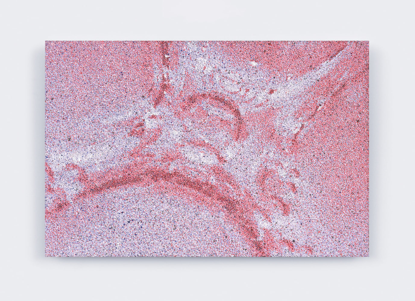 Tauba Auerbach
Foam, 2023
acrylic on dibond
16 x 24 x 1 in. (40.6 x 61 x 2.5 cm)
signed and dated verso: &amp;quot;Tauba Auerbach 2023&amp;quot;