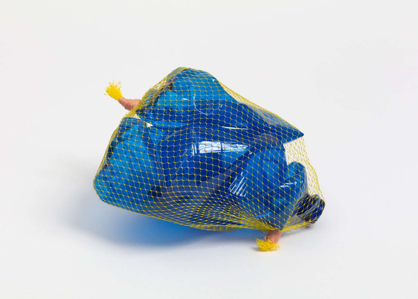 Veronica Ryan Luminescence, 2018 plastic bottles, net, thread 7 x 11 x 9 in. (17.8 x 27.9 x 22.9 cm)