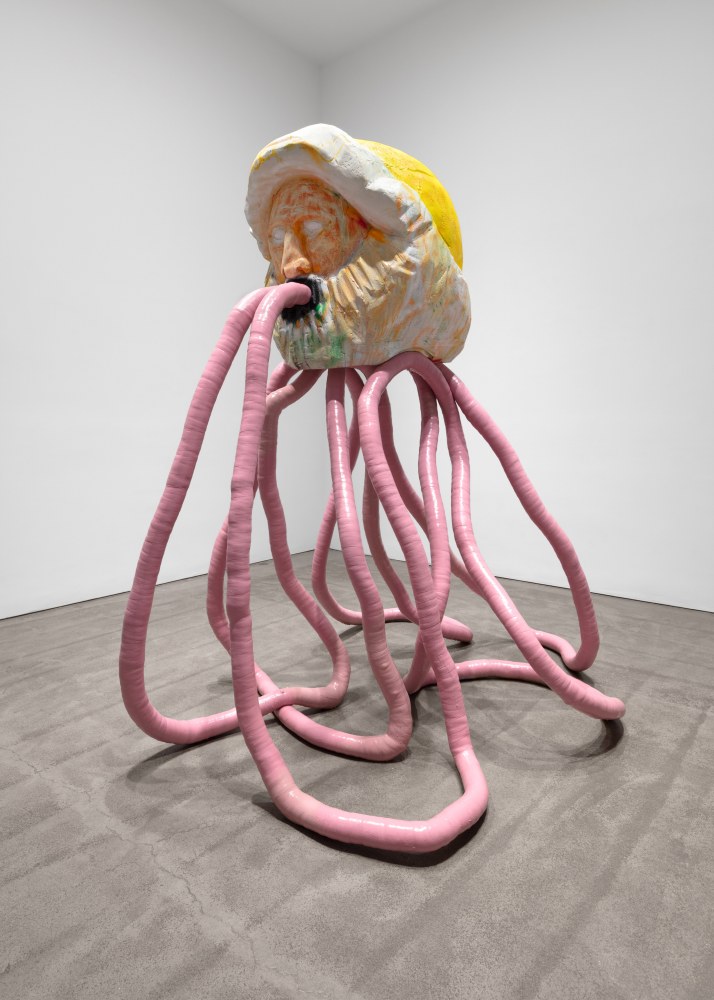 Justin Matherly
Eat yourself fitter, 2020
fiberglass resin, epoxy resin, acrylic lacquer spray paint, UV varnish
89 1/2 x 81 x 63 in. (227.3 x 205.7 x 160 cm)