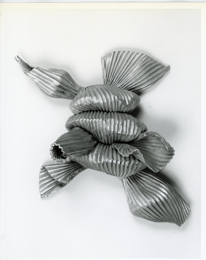 Lynda Benglis &quot;Untitled #I&quot; 1990 Stainless steel mesh, copper, babbit 20&quot; x 17&quot; x 10&quot;