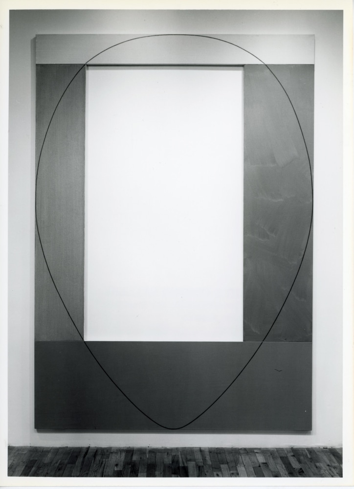 Robert Mangold &quot;Four Color Frame Painting #4&quot; 1984 Acrylic, pencil on canvas 120&quot; x 84&quot;