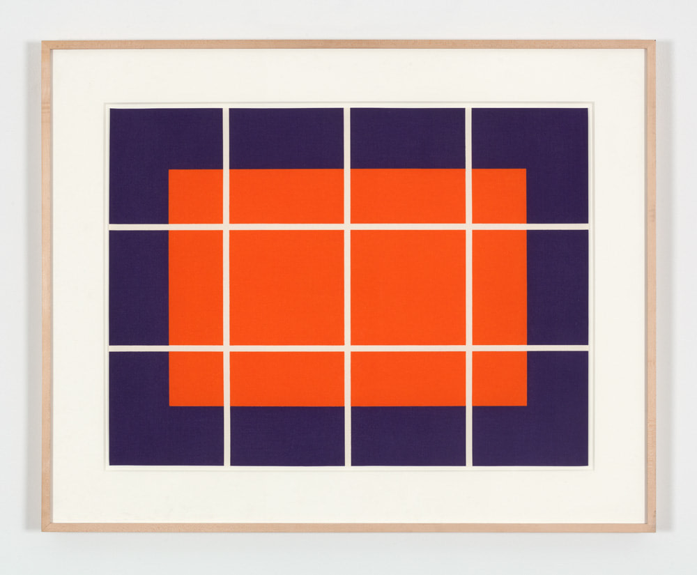Donald Judd  Untitled, 1992-93  set of two woodcuts in purple and orange on Japanese Echizen paper  23 x 30 3/4 in. (58.4 x 78.1 cm)  Edition 24 of 30 + 13 AP + 1 PP  signed recto lower right; printer: Tadashi, Toda, Kyoto, Japan; publisher: Creative Works, Editions, Kyoto, Japan