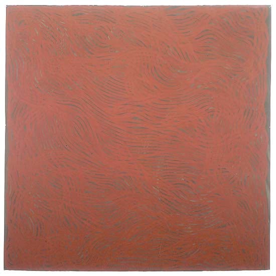 Sol LeWitt "Web-like Grid" 2001 Gouache on paper 60 1/2 x 60 5/8 in.