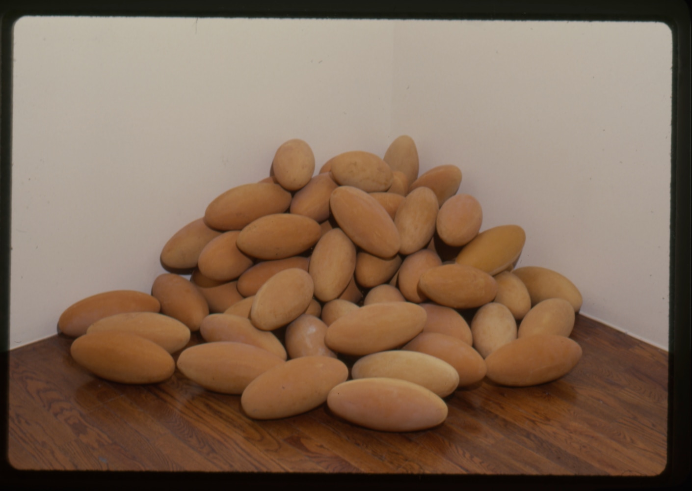 Jonathan Borofsky &quot;Eggs&quot; 1985-86 Cast, urethane 12&quot; x 6&quot; each