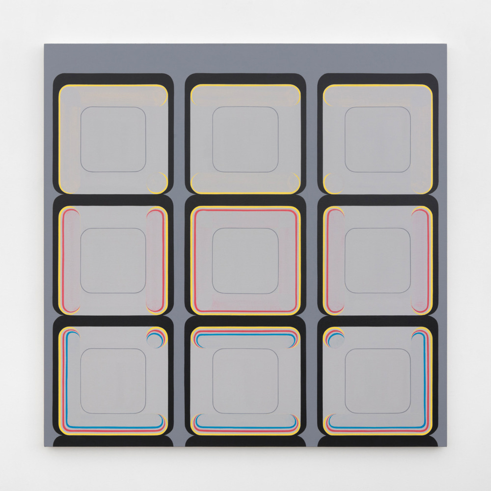 Dan Walsh Channel, 2020 acrylic on canvas 55 x 55 in. (139.7 x 139.7 cm)