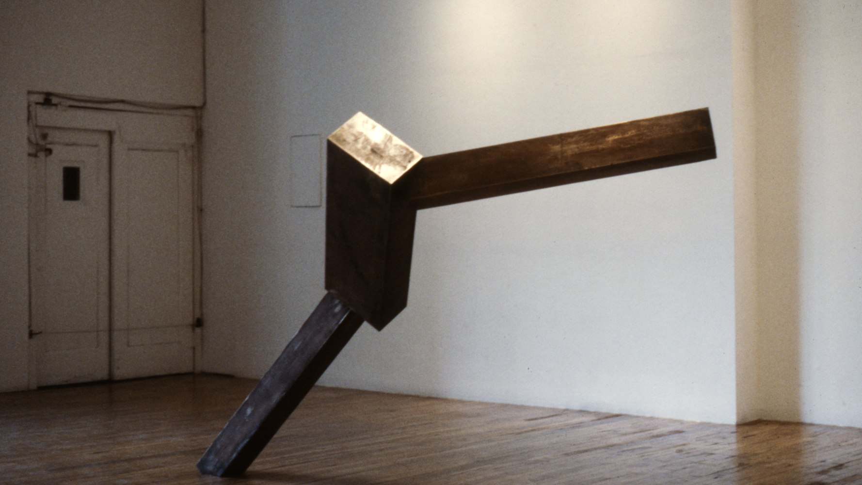 Installation view, Recent Sculptures, Paula Cooper Gallery, 115 Wooster Street, New York, May 5 - June 4, 1983. © 2025 Joel Shapiro / Artists Rights Society (ARS), New York. Courtesy Paula Cooper Gallery, New York. Photo: Geoffrey Clements.