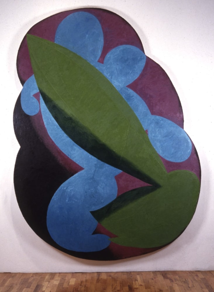 Elizabeth Murray &quot;Brush's Shadow&quot; 1980 Oil on canvas 9'8&quot; x 7' 2 1/2&quot;