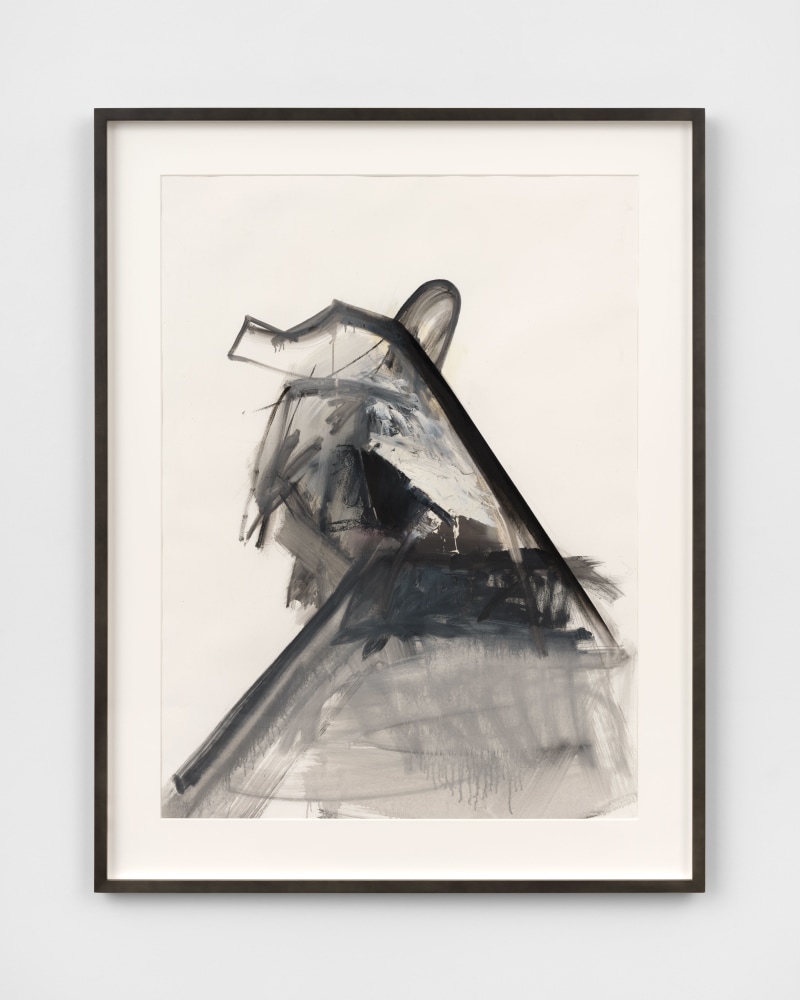 Jay DeFeo, Summer Image No. 2, 1983, acrylic on paper, 59 x 45 inches (149.9 x 114.3 cm) 