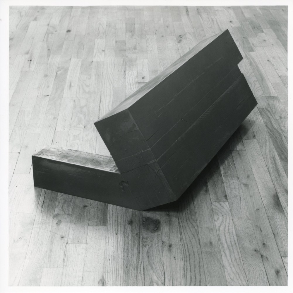 Joel Shapiro &quot;Untitled&quot; 1983-84 Cast iron 14 1/4 x 21 x 38 3/8